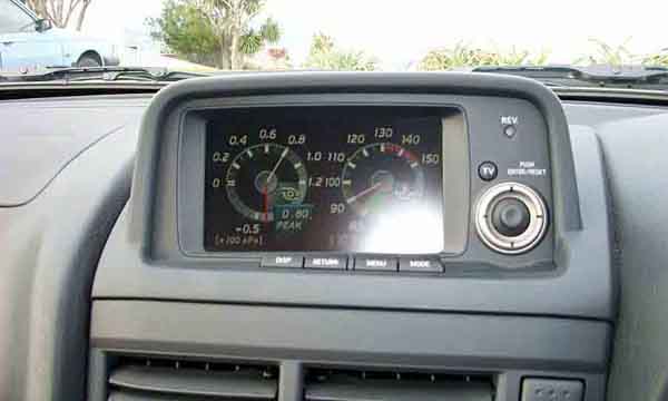 R34 Nissan Skyline GT-R Dashboard Screen Picture